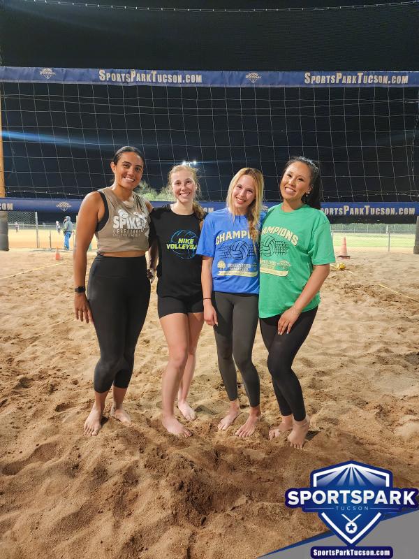 Volleyball Tue Women's 2v2 Champions