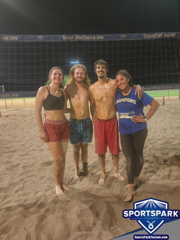 Volleyball Sun Reverse Co-ed 2v2 - A/B Champions