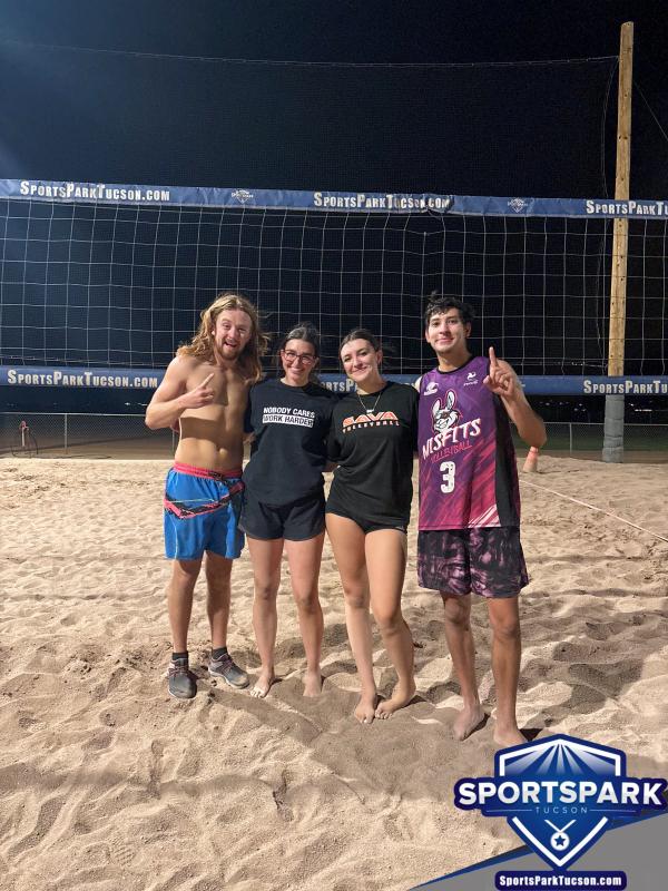 Volleyball Wed Co-ed 4v4 - A/B Champions