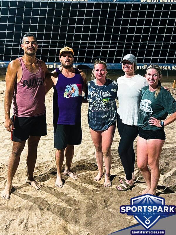 Volleyball Wed Co-ed 4v4 - A/B Champions