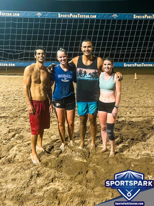 Volleyball Sun Co-ed 2v2 - A/B Champions