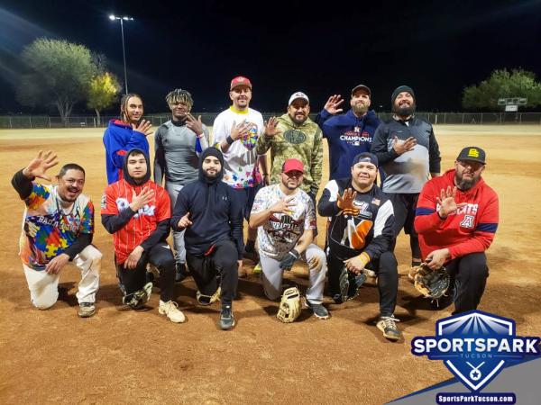 Jan 21st Softball Tournament Men's 10v10 - Lower Champions