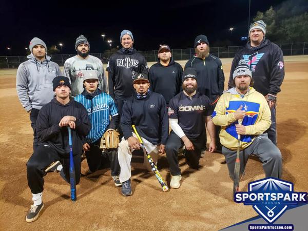 Jan 21st Softball Tournament Men's 10v10 - Lower 3 Champions