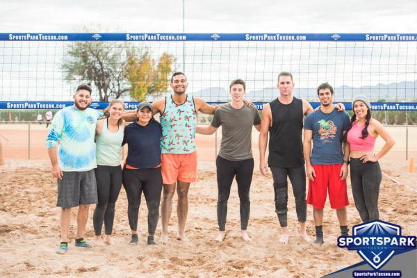 Feb 11th Sand Volleyball Tournament Co-ed lite 4v4 DRAW Champions