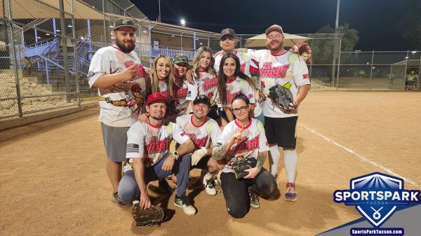 Softball Sun Co-ed 10v10 - E/Rec-2 Champions