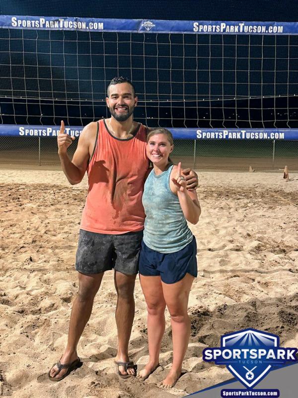 Volleyball Sun Co-ed 2v2 - A/B Champions