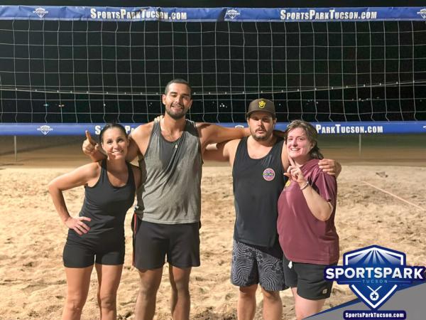 Volleyball Wed Co-ed 4v4 - A/B Champions