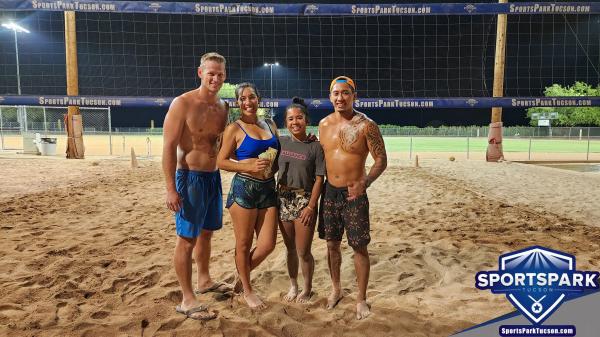 Jul 8th Sand Volleyball Tournament Co-ed 4v4 - A/B Champions