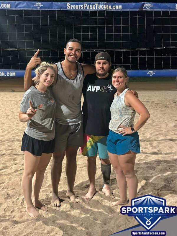 Volleyball Wed Co-ed 4v4 - A/B Champions