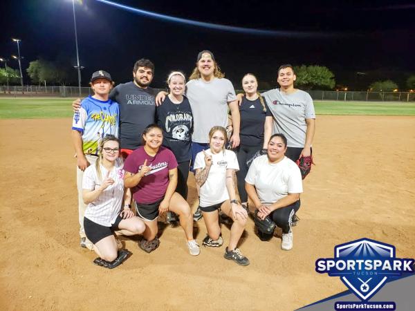 Softball Sun Co-ed 10v10 - E/Rec-2 Champions