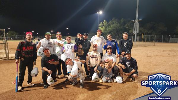 Nov 18th Softball Tournament Men's 10v10 - Lower Champions