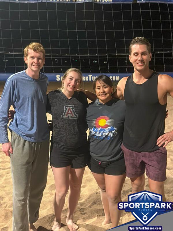 Volleyball Wed Co-ed 4v4 - A/B Champions