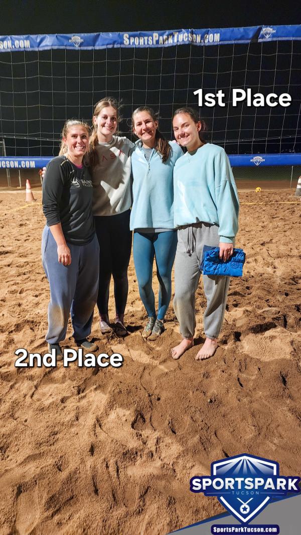 Volleyball Tue Women's 2v2  Champions