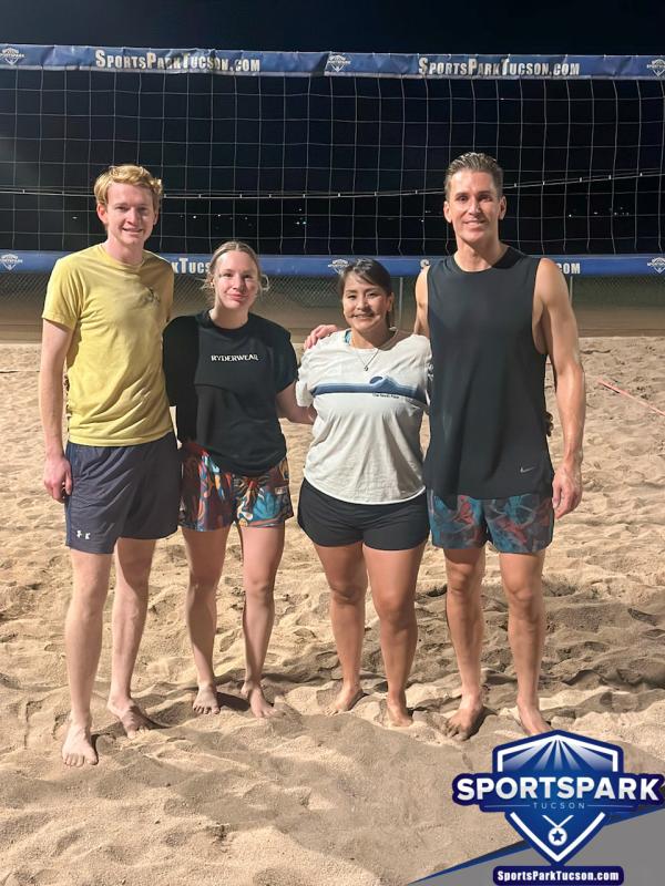 Volleyball Wed Co-ed 4v4 - A/B Champions