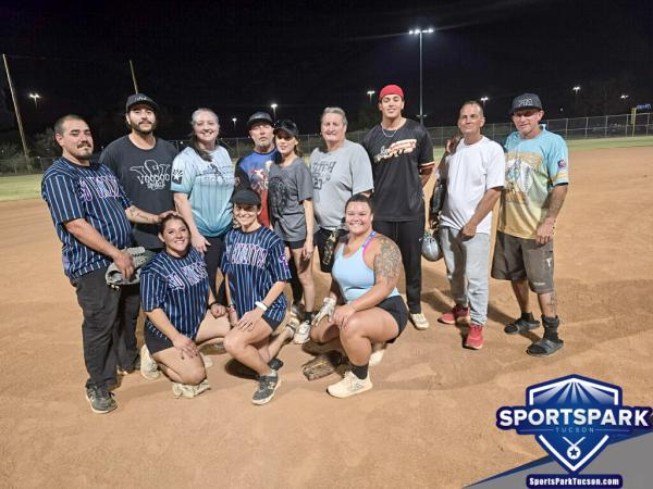 Softball Sun Co-ed 10v10 - E/Rec-2 Champions