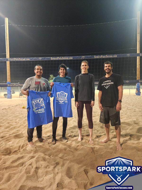 Volleyball Sun Reverse Co-ed 2v2 - A/B Champions