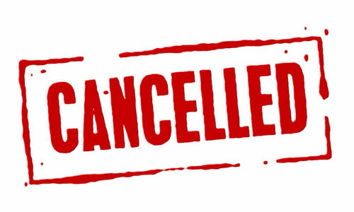 Games Cancelled Thursday, Feb 21, 2019