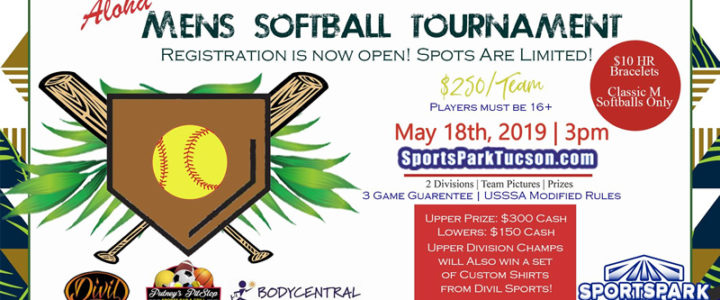 May 18th Softball Tournament Men’s 10v10