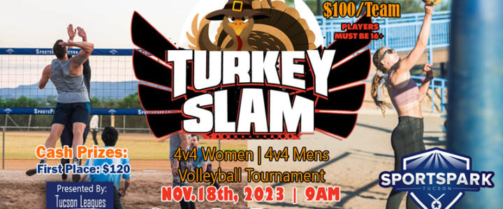 Nov 18th Sand Volleyball Tournament Men’s & Women’s 4v4